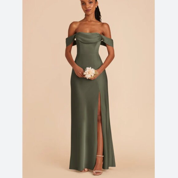 Mia Convertible Dress in Matte Satin Martini size Small - Picture 2 of 2
